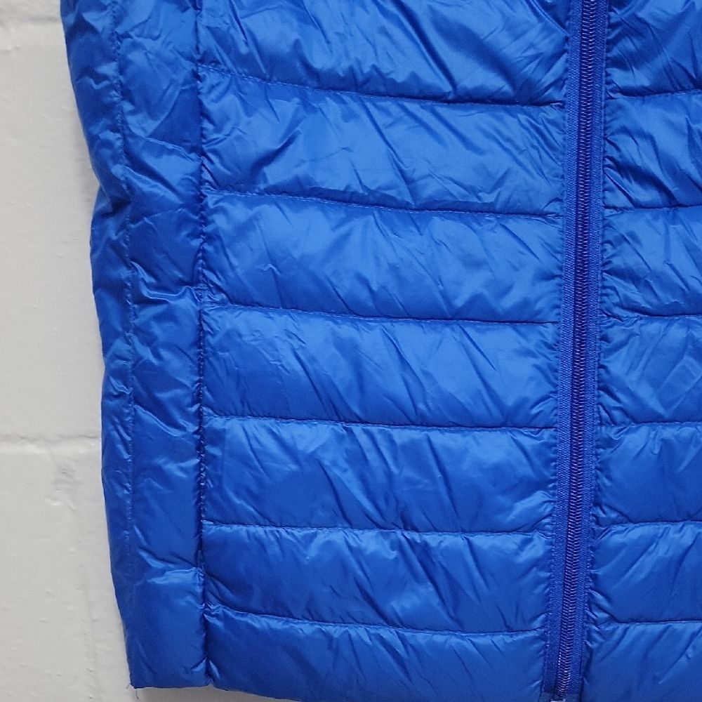 Be Inspired Blue Down Packable Puffer Vest Size L - Picture 6 of 14